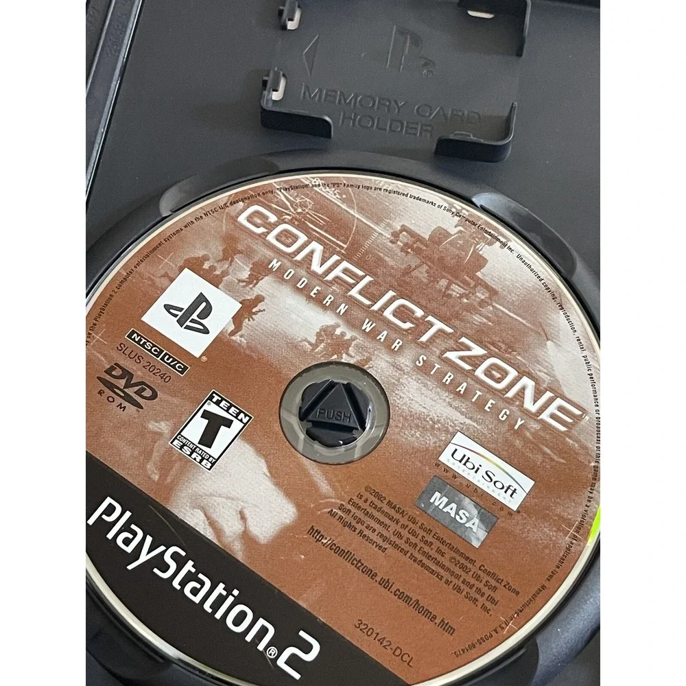 Conflict Zone Modern War Strategy Black Label PlayStation 2 PS2